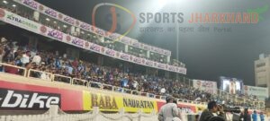 JSCA भारत और न्यूजीलैंड के बीच T20 सीरीज का पहला मैच : खेल प्रेमियों में उत्साह, देखें तस्वीरें