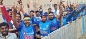 JSCA भारत और न्यूजीलैंड के बीच T20 सीरीज का पहला मैच : खेल प्रेमियों में उत्साह, देखें तस्वीरें